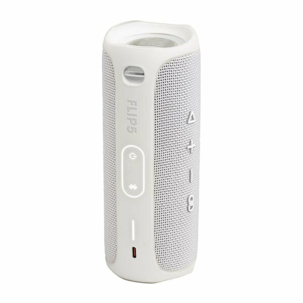 Caixa de Som JBL Flip 5 Bluetooth Portátil - Branco - Image 4