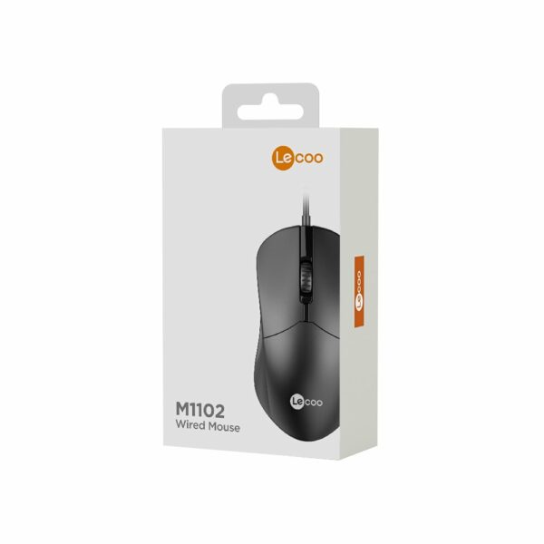 Mouse Com Fio Lecoo M1102, USB - Preto - Image 4