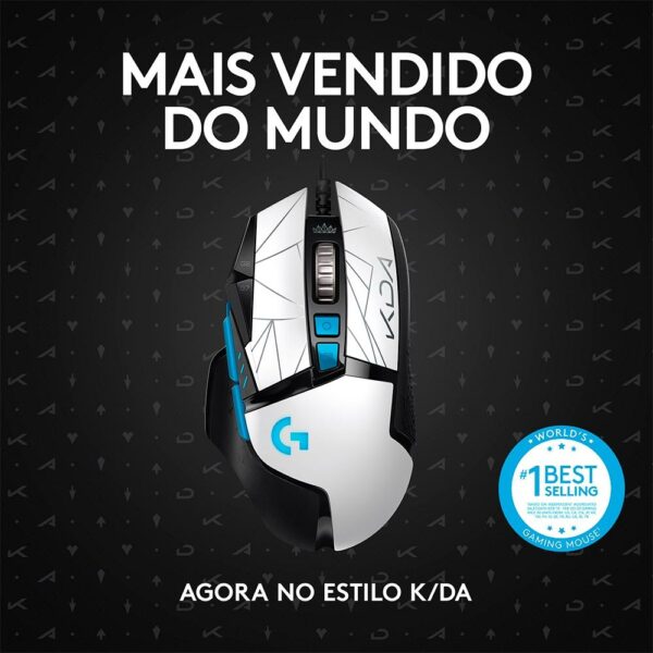 Mouse Gamer Logitech G502 Hero K/DA RGB, League of Legends - Image 2