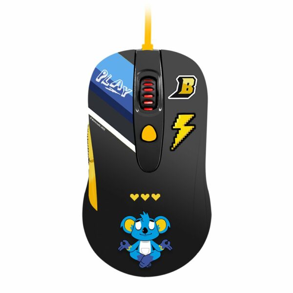 Mouse Gamer Redragon Brancoala Cerberus - Preto