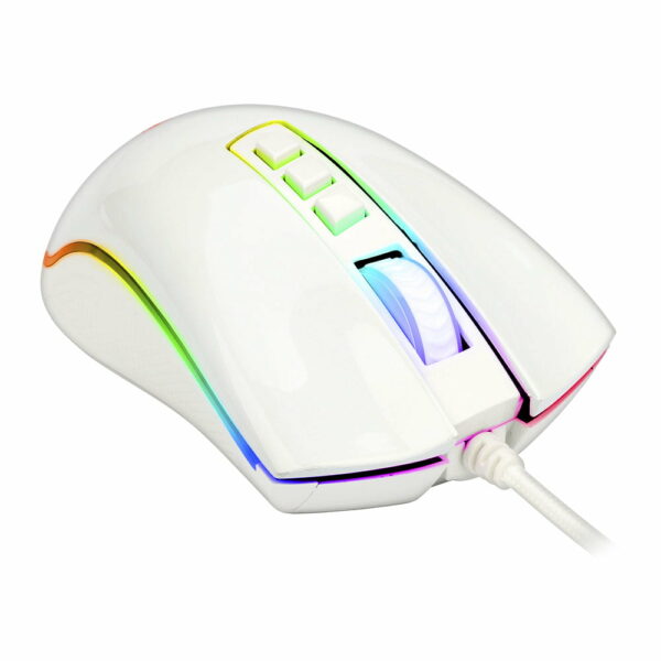 Mouse Gamer Redragon King Cobra 2 Lunar White - RGB - Image 8