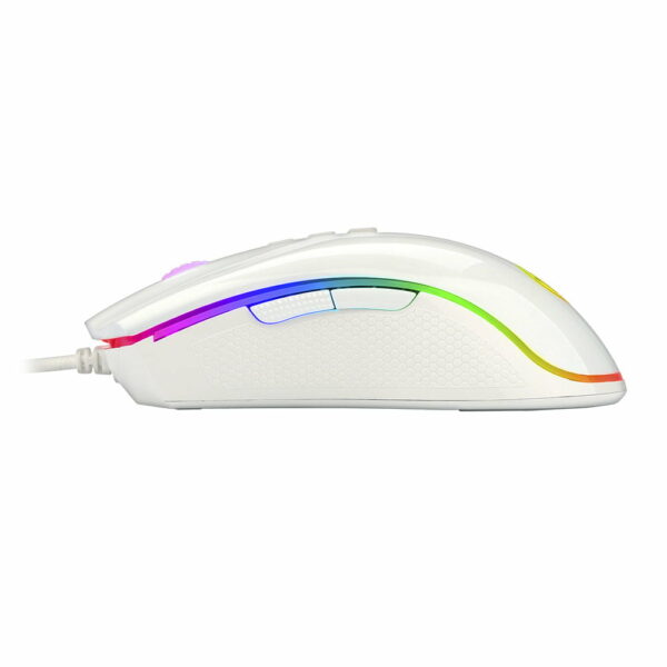 Mouse Gamer Redragon King Cobra 2 Lunar White - RGB - Image 6