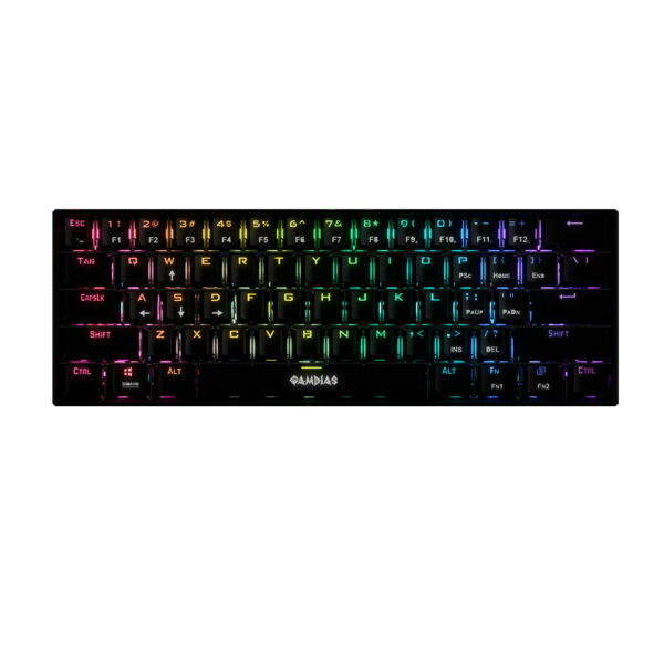 Teclado Gamer Gamdias Hermes E3 RGB - Switch Brown