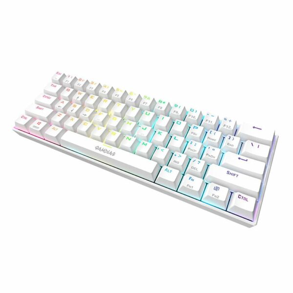 Teclado Gamer Gamdias Hermes E3 RGB Switch Brown - Branco - Image 3