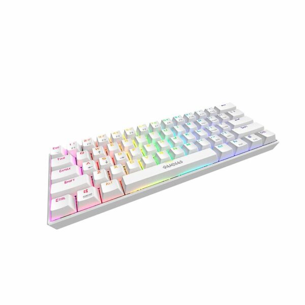 Teclado Gamer Gamdias Hermes E3 RGB Switch Brown - Branco - Image 4