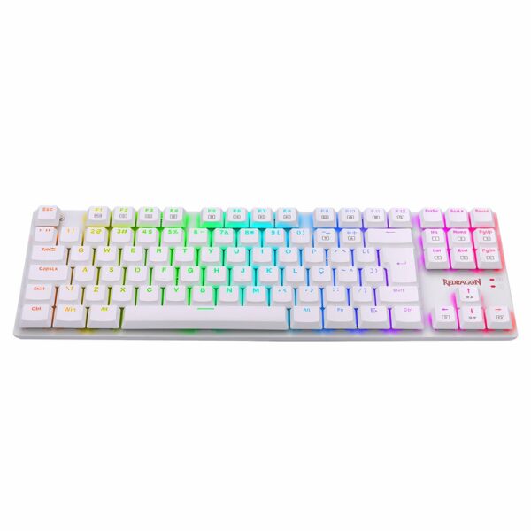 Teclado Gamer Redragon APS TKL, RGB, Switch Blue - Branco - Image 6