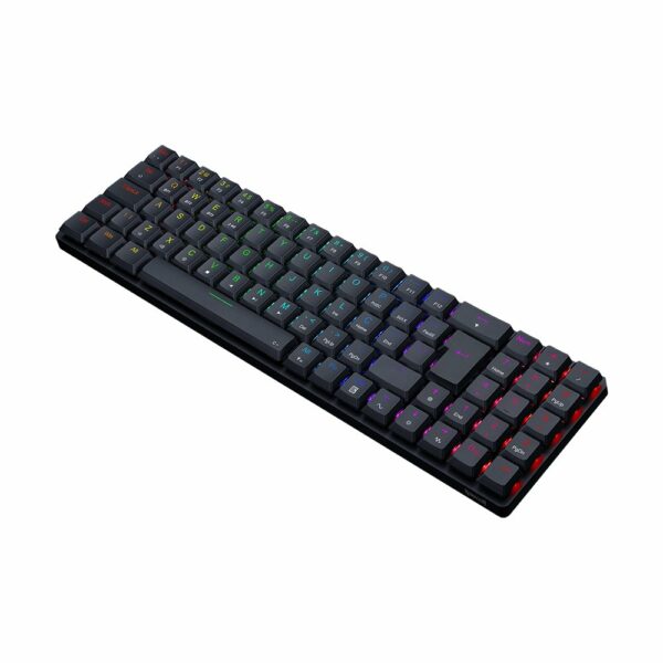 Teclado Gamer Redragon Ashe Pro RGB Wireless Switch Brown - Preto - Image 4