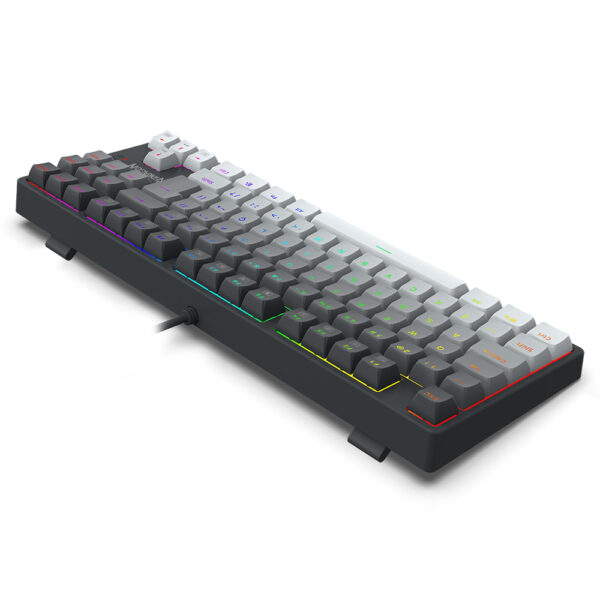 Teclado Gamer Redragon Daksa RGB Switch Brown - Preto e Cinza - Image 6