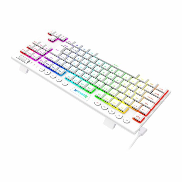 Teclado Gamer Redragon Horus TKL RGB, Branco - Switch Blue - Image 6