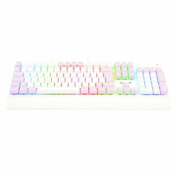 Teclado Gamer Redragon Kala Switch Blue - Branco com Rosa - Image 6