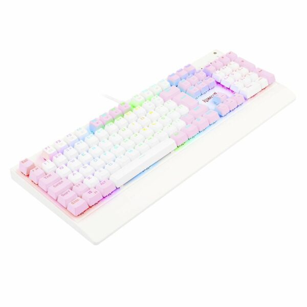 Teclado Gamer Redragon Kala Switch Blue - Branco com Rosa - Image 7