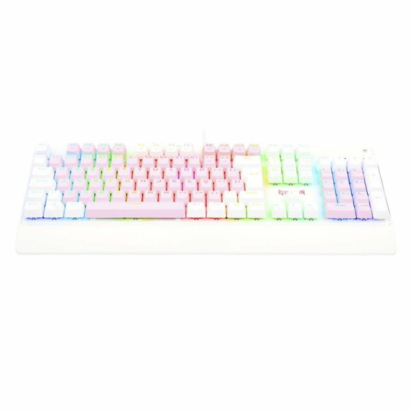 Teclado Gamer Redragon Kala Switch Blue - Rosa com Branco - Image 6