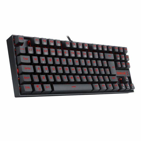 Teclado Gamer Redragon Kumara Led Vermelho, Switch Blue - Preto - Image 2