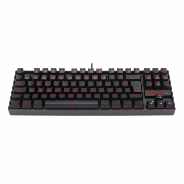 Teclado Gamer Redragon Kumara Led Vermelho, Switch Blue - Preto - Image 5