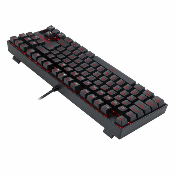 Teclado Gamer Redragon Kumara Led Vermelho, Switch Blue - Preto - Image 7