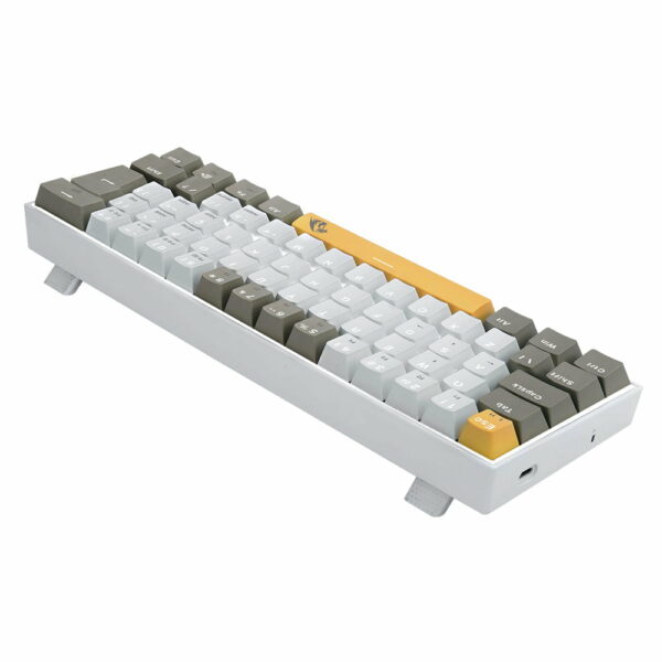 Teclado Gamer Redragon Lakshmi Rainbow - Amarelo/Branco/Cinza - Image 6