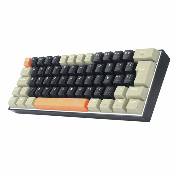 Teclado Gamer Redragon Lakshmi Rainbow - Laranja/Preto/Cinza - Image 6