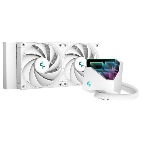 Water Cooler Deepcool LT520 Anti-Leak, RGB - Branco