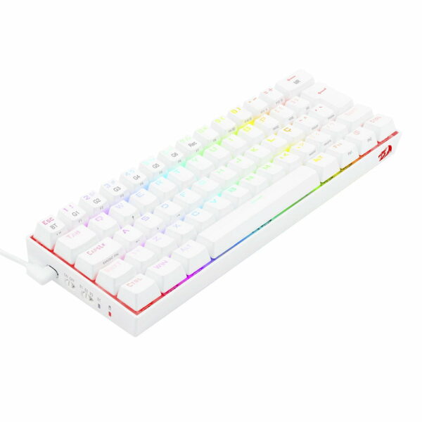 Teclado Gamer Mecânico Draconic K530W Redragon RGB - Branco - Image 8