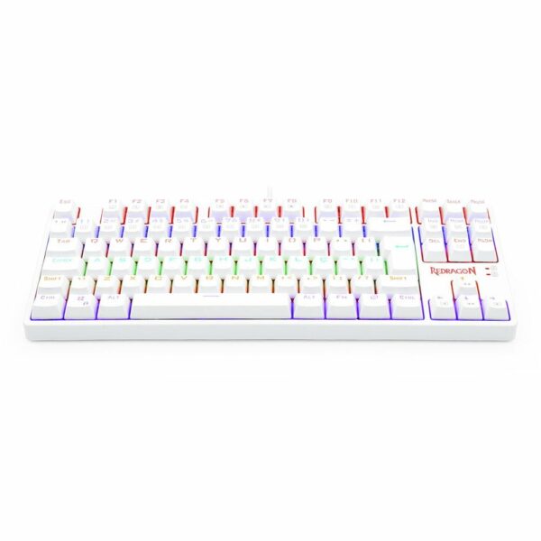 Teclado Gamer Mecânico Redragon Daksa Lunar White - Switch Brown - Image 5