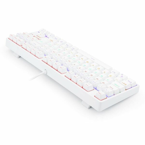 Teclado Gamer Mecânico Redragon Daksa Lunar White - Switch Brown - Image 7