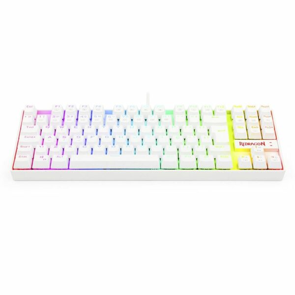 Teclado Gamer Mecânico Redragon Kumara Lunar White, RGB - Switch Outemu Black - Image 7