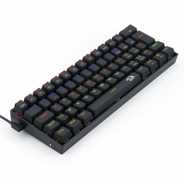 Teclado Gamer Mecânico Redragon Lakshmi Preto K606R, LED Rainbow, Switch Blue - Image 8