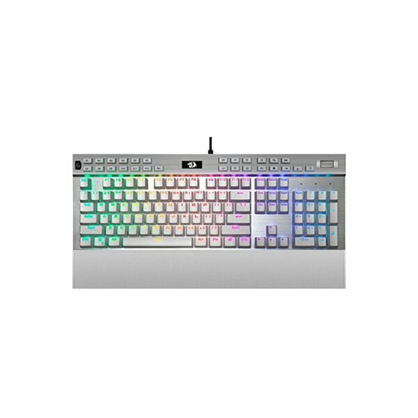 Teclado Gamer Mecânico Redragon Yama K550, RGB, Switch Outemu Purple - Branco