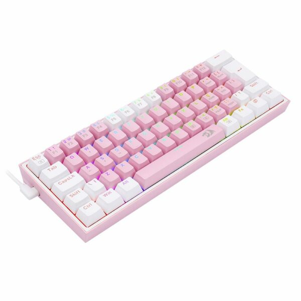 Teclado Gamer Redragon Fizz Sakura Bubblegum - RGB - Image 5