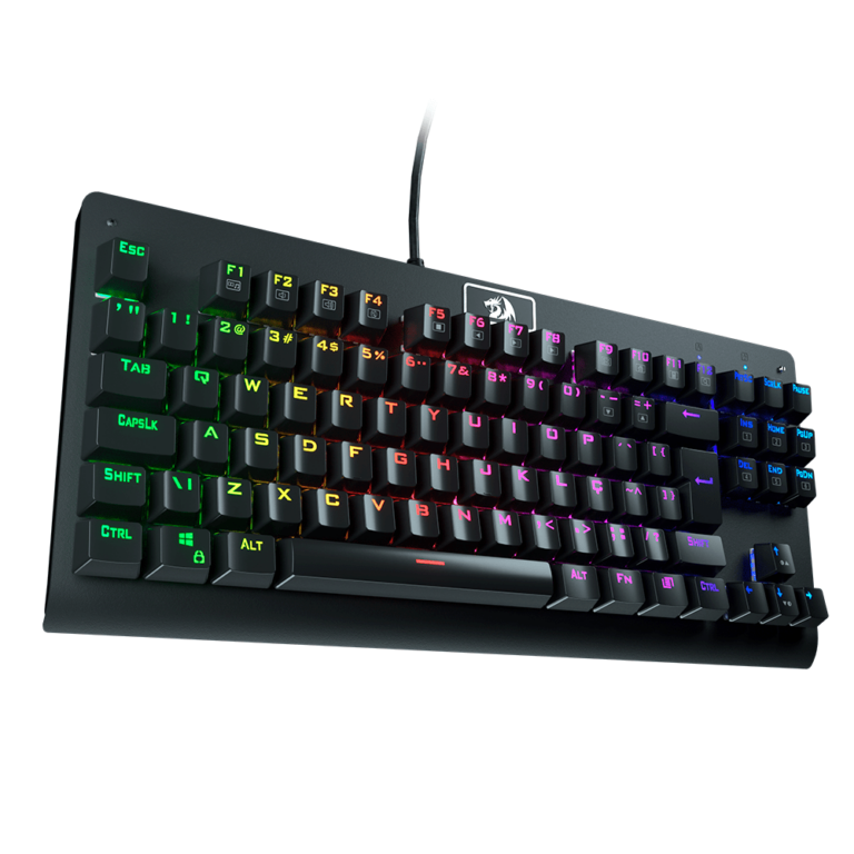 Teclado Mecânico Gamer Rgb Switch Red Redragon Dark Avenger K568 Abnt2 