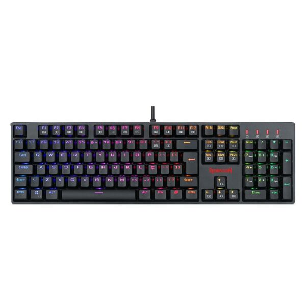 Teclado Mecânico Gamer RGB Switch Red Redragon Surara K582 – US