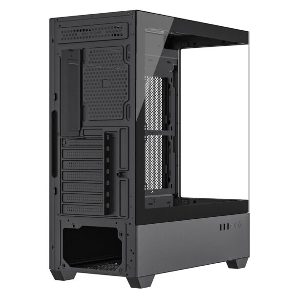 Gabinete Gamer Redragon Reflect Flow Mid Tower CA-606B - Preto - Image 4