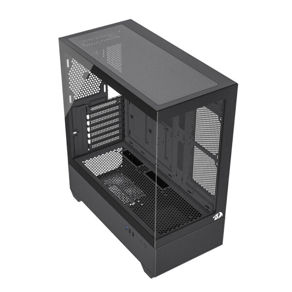 Gabinete Gamer Redragon Reflect Flow Mid Tower CA-606B - Preto - Image 5