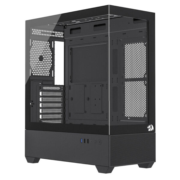 Gabinete Gamer Redragon Reflect Flow Mid Tower CA-606B - Preto - Image 6