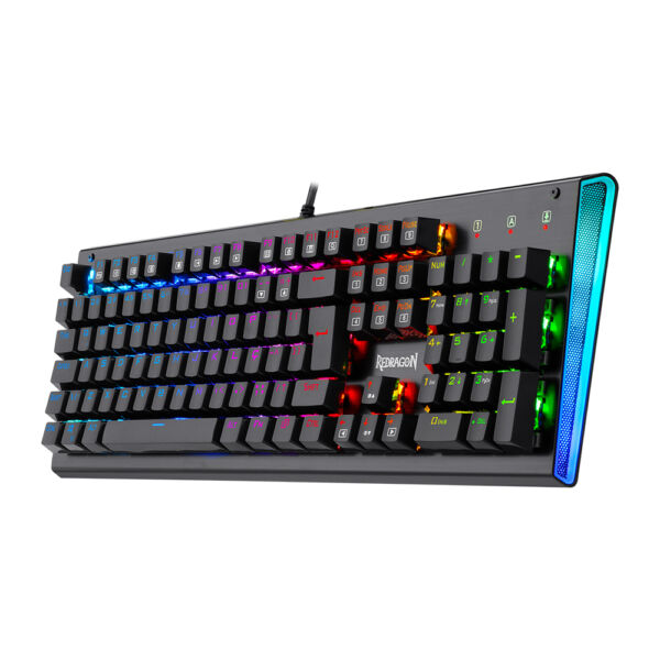 Teclado Gamer Redragon Dark Aryaman RGB Switch Brown - Preto - Image 2