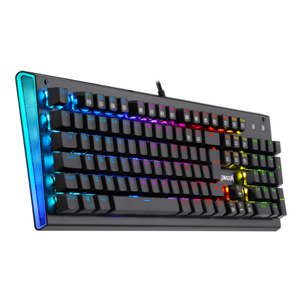 Teclado Gamer Redragon Dark Aryaman RGB Switch Brown - Preto - Image 7