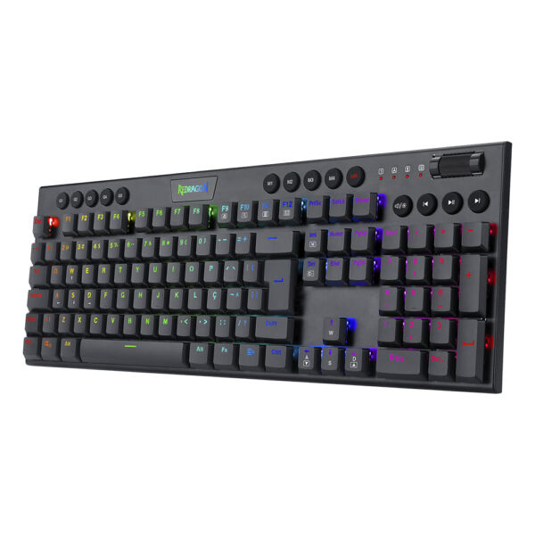 Teclado Gamer Redragon Horus K619-RGB Switch Brown - Preto - Image 3