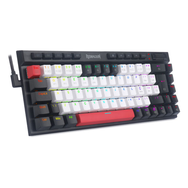 Teclado Gamer Redragon Magic-Wand Mini Pro K635WBR-RGB Switch Brown - Image 2