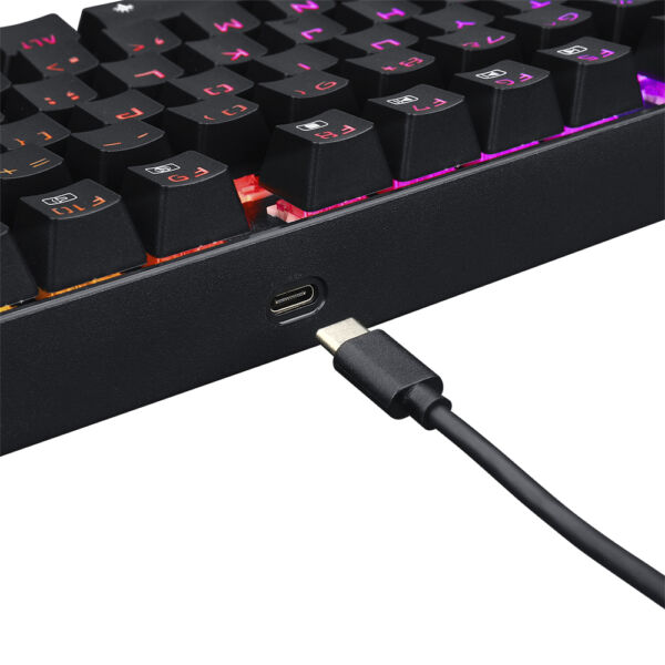 Teclado Gamer Kumara PRO RGB Sem Fio Switch Red K552RGB-BRS-B - Preto - Image 8