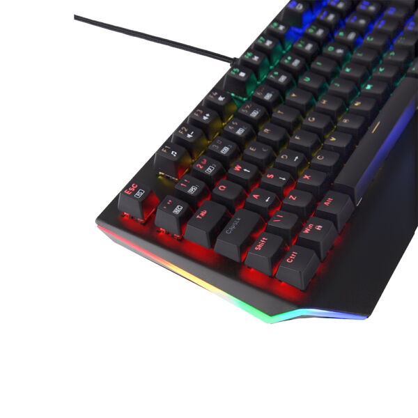 Teclado Gamer Mecânico A+Plus Tech Mizu AP-KB-3990 Rainbow Switch Red ABNT2 - Image 2